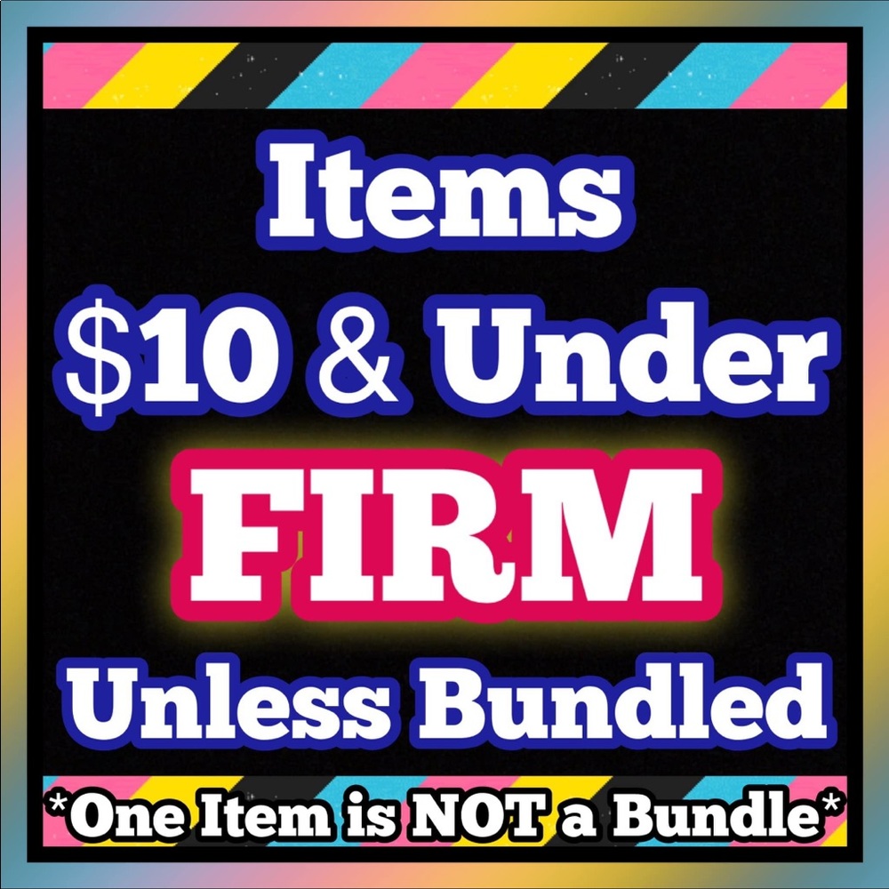 ❄️Items $10.00 and below are firm unless bundled❄️